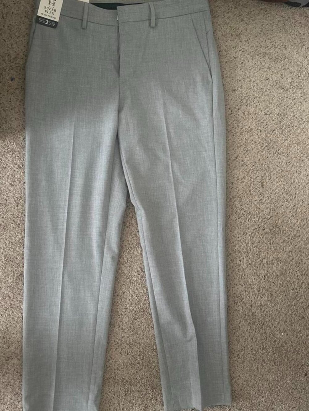 NEW Haggar Gray Dress Pants